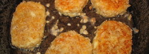 сырники с шоколадом в овсяной панировке. Шаг 8