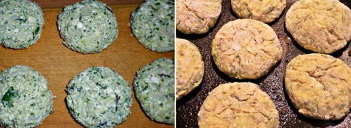 сырники со шпинатом. Шаг 4