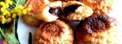 сырники в духовке с шоколадом. Шаг 14