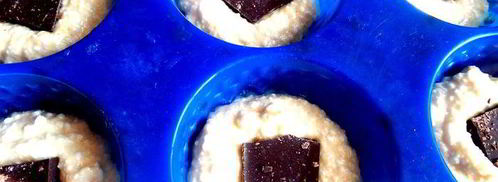 сырники в духовке с шоколадом. Шаг 9