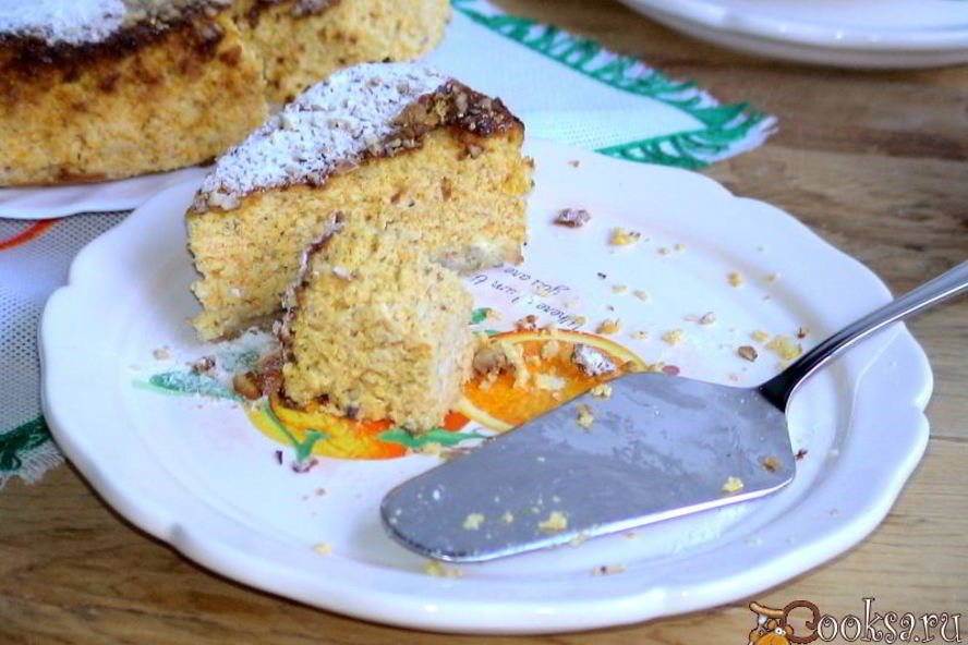 Рецепт творожника джинга с апельсиново-миндальными нотками