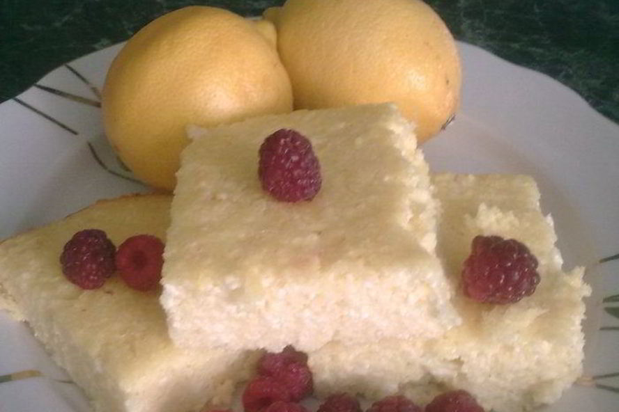 Рецепт творожника лимонного без муки