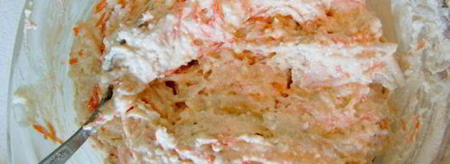 творожники с яблоком и морковью. Шаг 5