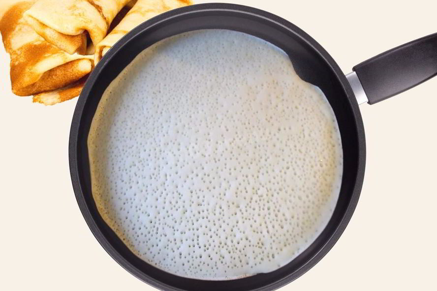 Рецепт блинного теста на сухом молоке