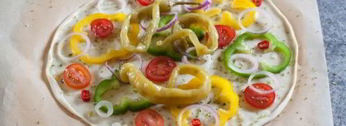 постное тесто для пиццы без дрожжей. Шаг 15