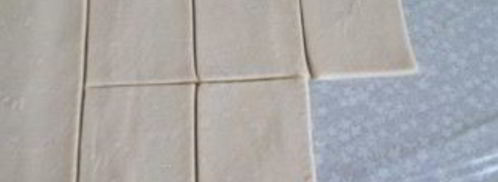 слоеное тесто с яблоками. Шаг 3