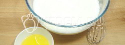 тесто для блинов на молоке. Шаг 3