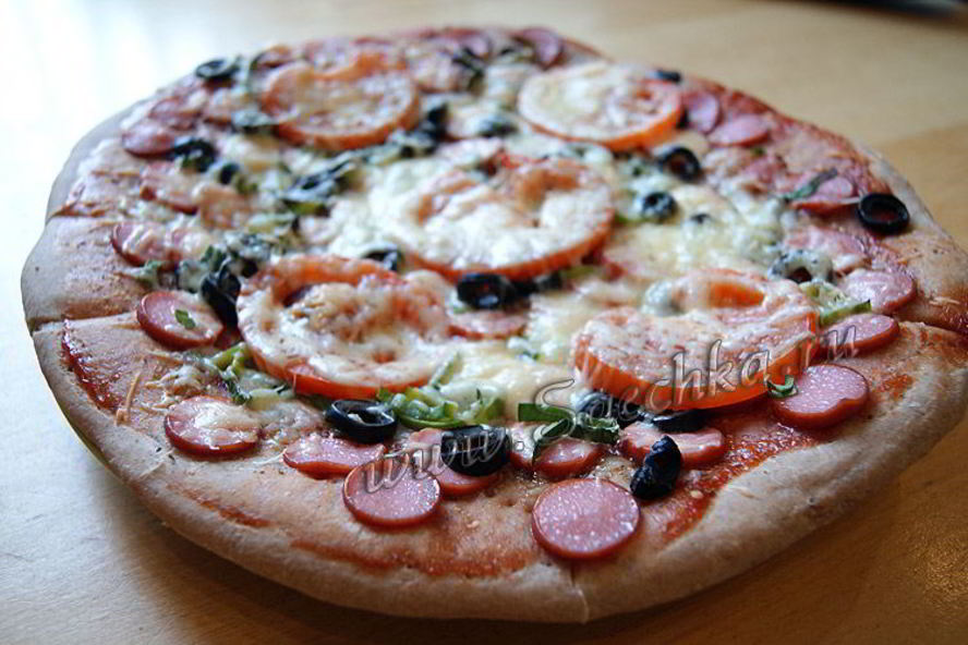 Рецепт теста из ржаной муки для пиццы