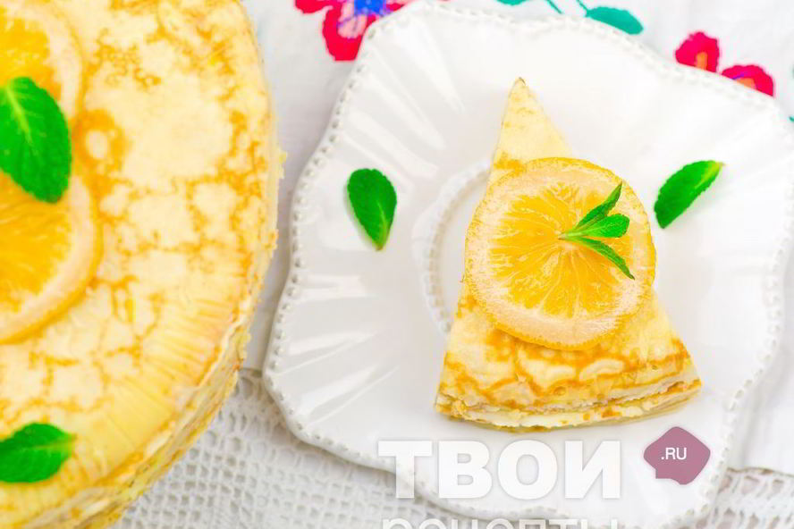 Рецепт блинного торта