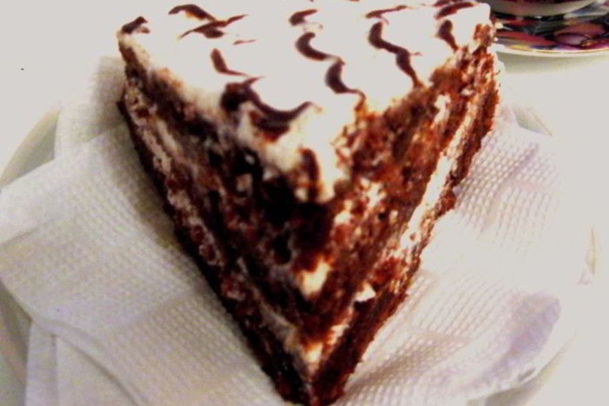 Рецепт дьявольского торта без красителей