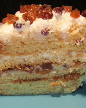 Медовик на кефире