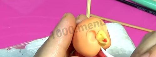 петух из мастики для торта. Шаг 8