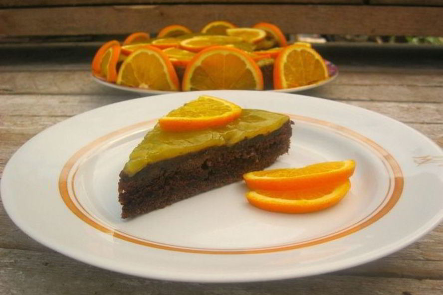 Рецепт шоколадна-апельсинового торт