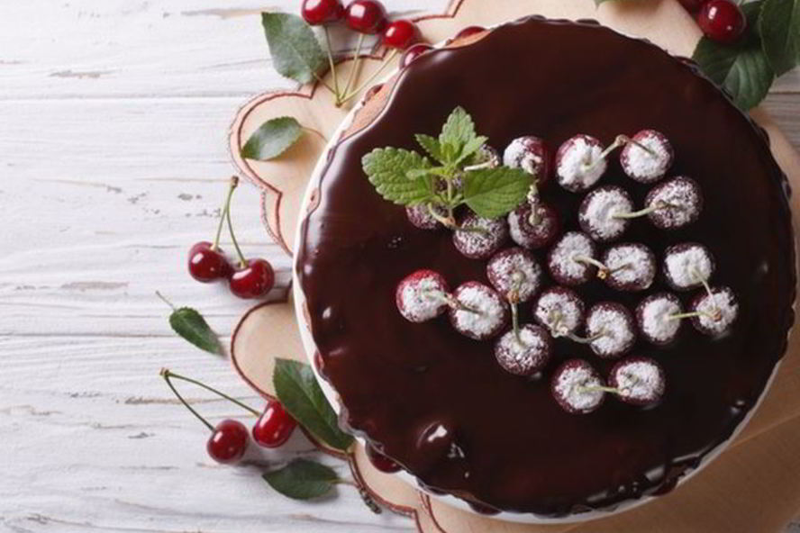 Рецепт шоколадна-вишневого торт