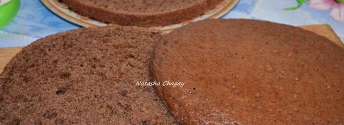 шоколадный торт с орехами. Шаг 6