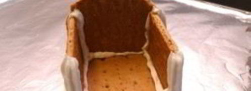 торт без выпечки домик. Шаг 6