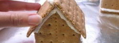 торт без выпечки домик. Шаг 9