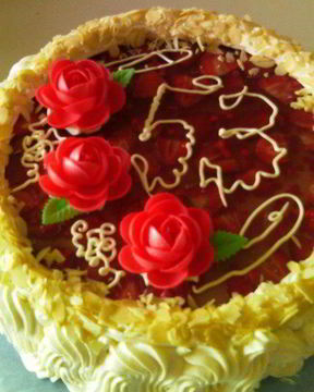 Торт из 2 коржей