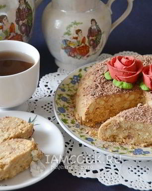 Торт из печенья и сгущенки