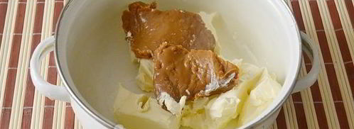 торт из печенья и сгущенки. Шаг 4