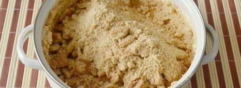 торт из печенья и сгущенки. Шаг 7