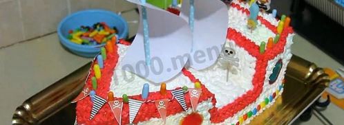 торт корабль. Шаг 11