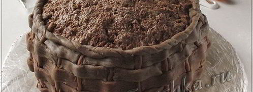 торт корзинка. Шаг 12