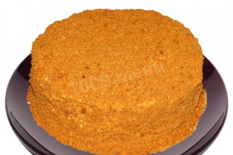 Рецепт торта рыжик классический со сметанным кремом