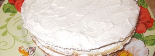 торт с масляным кремом с кокосовой стружкой. Шаг 12