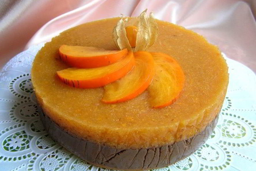 Рецепт торта шоколад и хурма