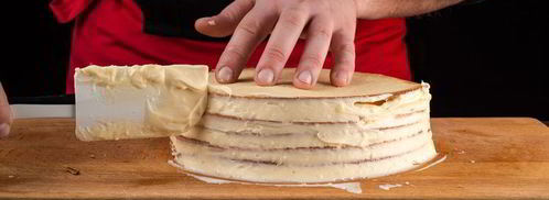 торт степка-растрепка с маскарпоне. Шаг 9