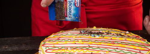 торт степка-растрепка с маскарпоне. Шаг 11