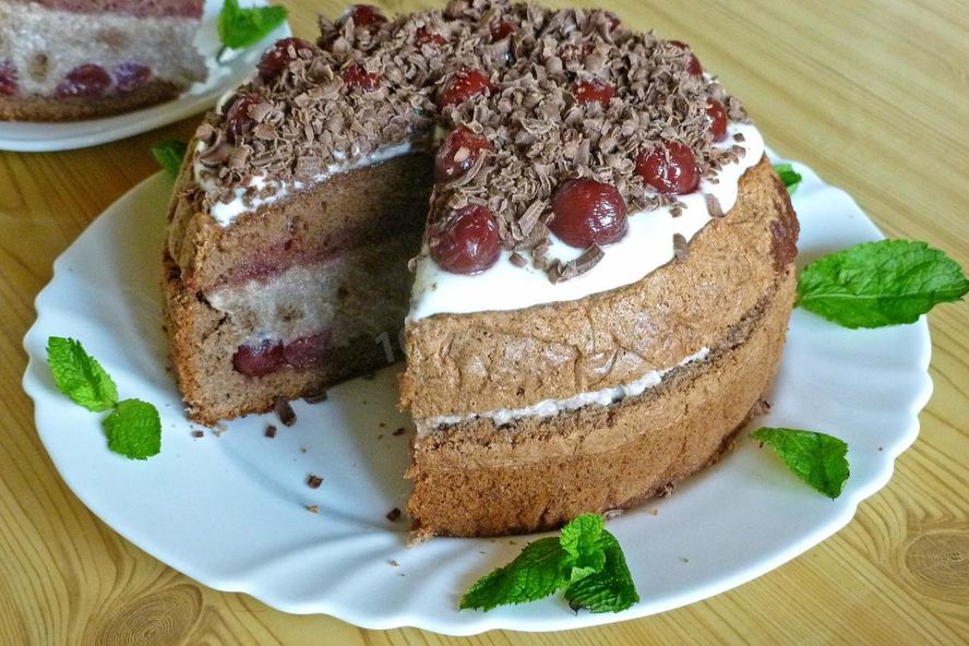 Рецепт торта вишня в шоколаде