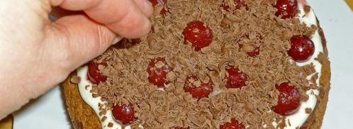 торт вишня в шоколаде. Шаг 30