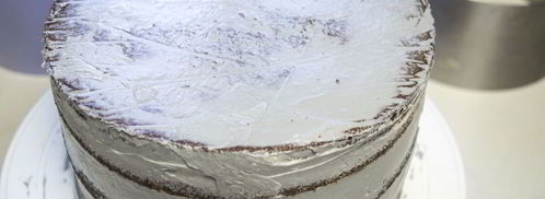 тыквенный торт с творожным кремом на хэллоуин. Шаг 20