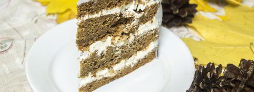 тыквенный торт с творожным кремом на хэллоуин. Шаг 24