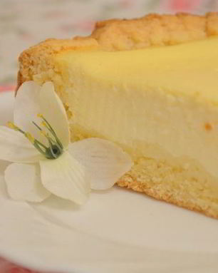 Ванильный сметанник из песочного теста