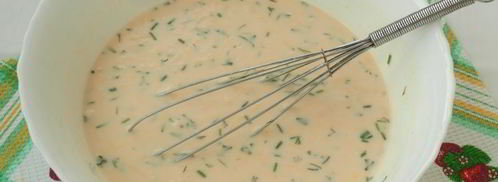 закусочный блинный торт с шампиньонами. Шаг 3