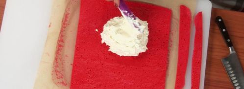 заварной бисквитный рулет. Шаг 7