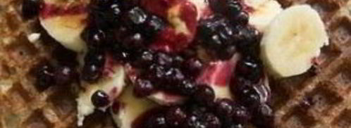 бельгийские вафли с черничным соусом. Шаг 8