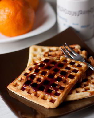 Быстрые дрожжевые вафли