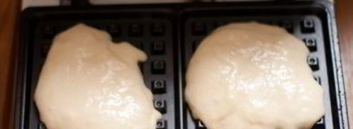 быстрые дрожжевые вафли. Шаг 6