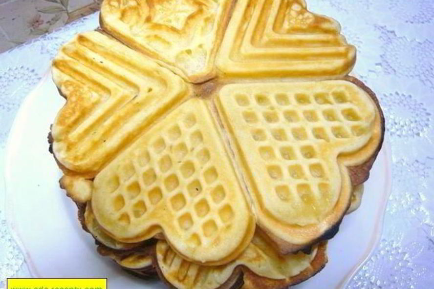 Рецепт домашних венских вафель с ванилью