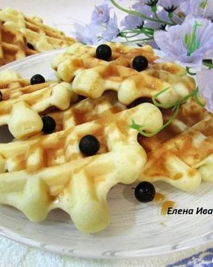 Йогуртовые вафли