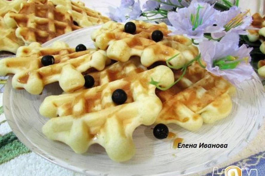 Рецепт йогуртовых вафель