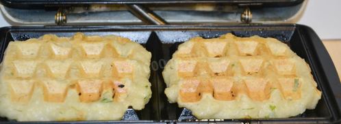 картофельные вафли в вафельнице. Шаг 13