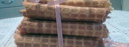 хрустящие вафельные трубочки. Шаг 10