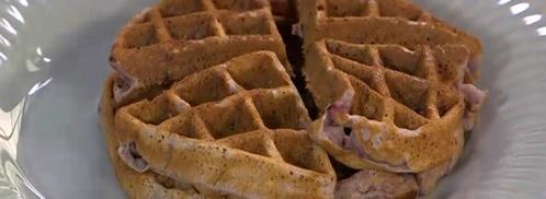 малиновые вафли с фисташками и медом. Шаг 8