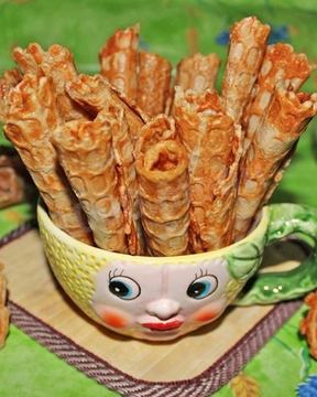 Постные вафли