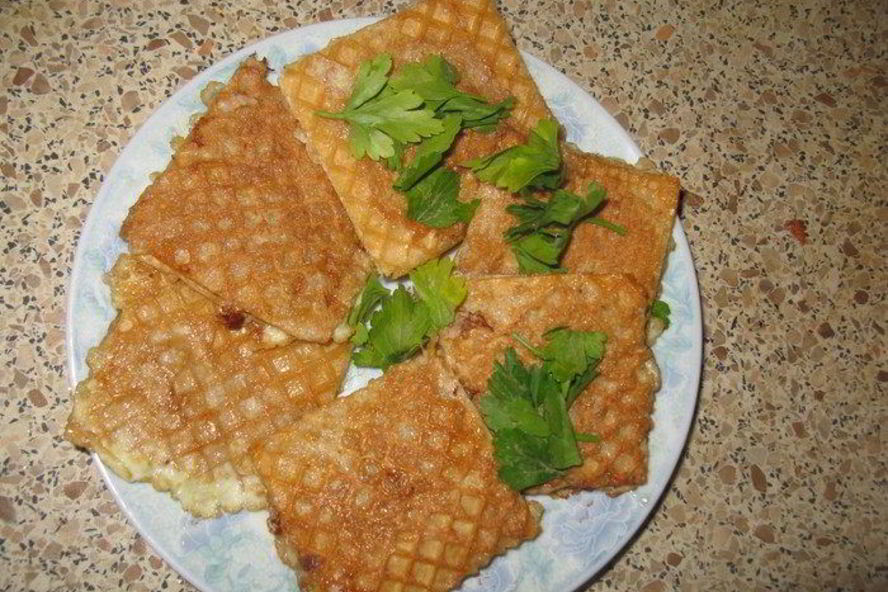 Рецепт сновы вафли, теперь с мясом